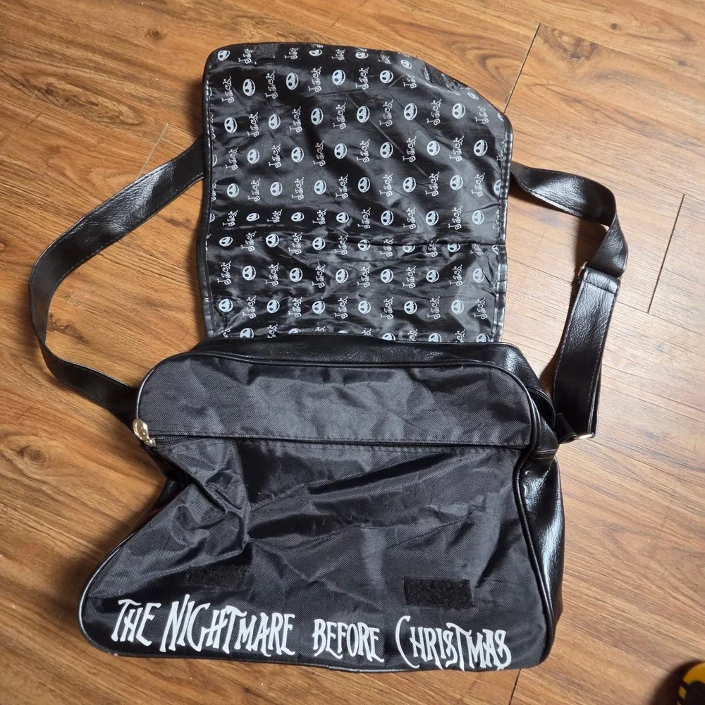 Disney Nightmare Before Christmas Jack Skellington Messenger Bag Crossbody Goth